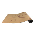 Two Layer Two Color Cork Yoga Mat