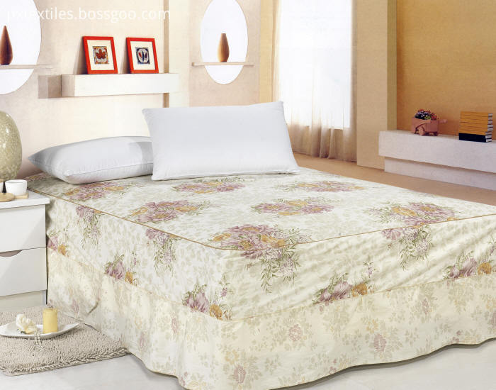  Printed Dust Ruffle Bed Skirt