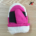 Niños patrones de bordado Thinsulate y impermeable Color bloqueado Snowboarder guantes