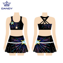 Customized team performance cheerleading uniforms