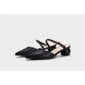 2021 neue Low-Cut-Cusp-Sandalen mit rundem Absatz