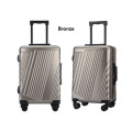 Wholesale PC rolling suitcase aluminium travel luggage