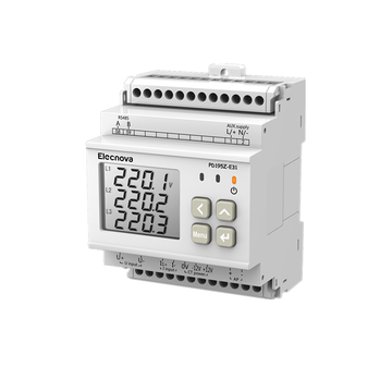 DC single multifunctional power meter din type LCD