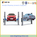 Cheap 2 Post Car Lift Levantamiento manual y eléctrico de la cerradura para la venta