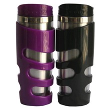 450ml Travel Mugs with 201 Stainless Steel Inner, Fresh PP Outer Design