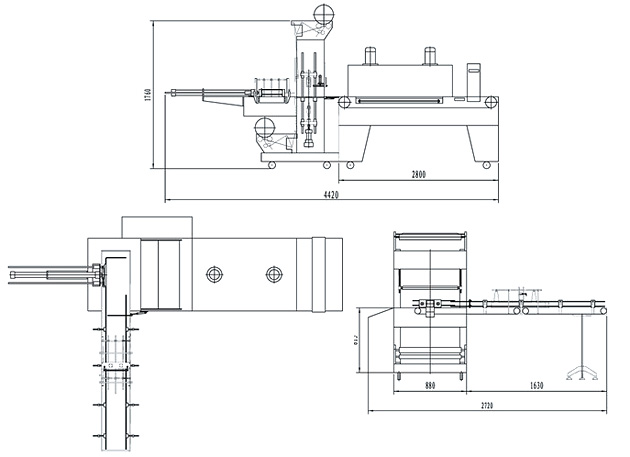 Automatic Bottle Shrink Wrapper Automatic Bottle Shrink Wrapper
