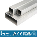 Tube rectangulaire en acier inoxydable ASTM A554