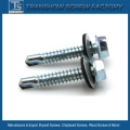 Slotted Hex Head Self-Drilling Tapping Screw with Collar