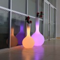 Macetas de flores de plástico Led Macetas iluminadas