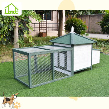 Outdoor wooden poultry coop/chicken hutch for sale