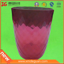 La venta caliente colorida imitó el plástico de la taza cristalina