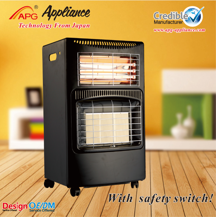 gas and electric heater