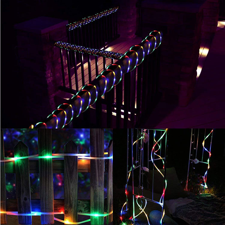 100m multicolor rope light decoration