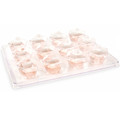 Hexagonal Cup 3.3 Oz with 15"Rectangular Tray