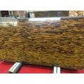 Yellow tiger eye stone slab