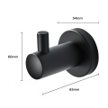 Black Stainless Steel 304 Robe Hook Clothes