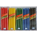 Colored household candle making supplies