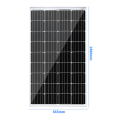 Painel solar de 375w com célula solar de 120 meia célula de corte de alta eficiência