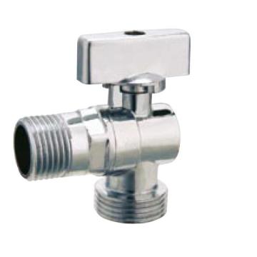 Accessoires de salle de bain Valve angulaire en laiton plaqué chrome