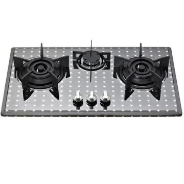 3 Burner Stainless Steel Built in Gas Stove