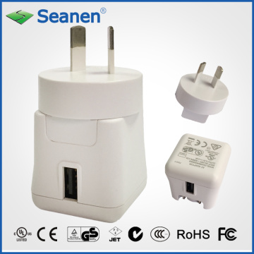 5VDC 2A Белое зарядное устройство цвета с AUS / SAA