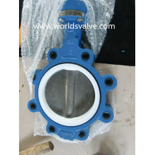 Acier inoxydable duplex 2507 Lug Butterfly Valve