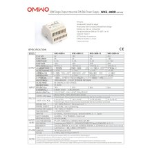 Omwo Wxe-30dr-12 DIN Rail Single Output Switching Power Supply