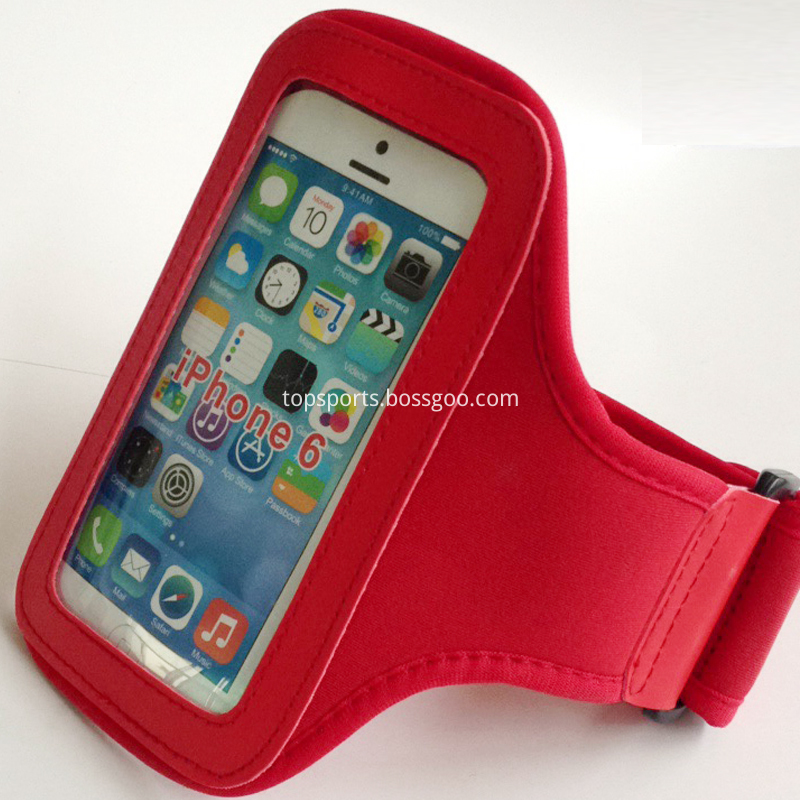 Red sport armbands