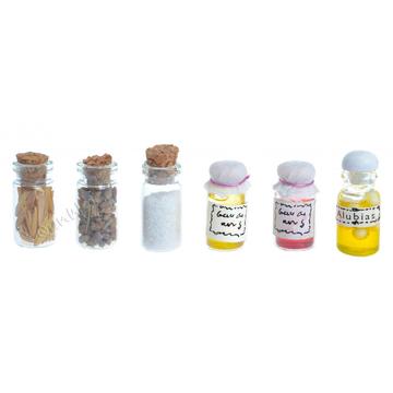 Fairy Door Accessories Footprint Dust in Glass Bottle