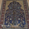 2.7'x4' Small Tree of Life Silk Persian Rug