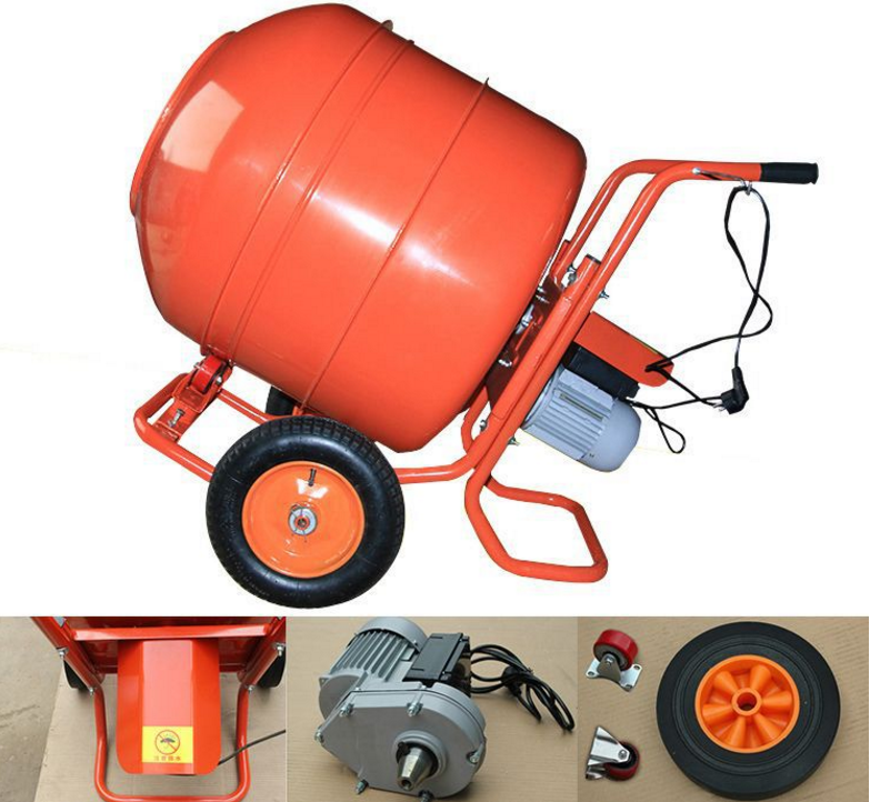 Mobile concrete mixer