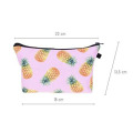 Flower Cotton School Pen Bag or Cosmetic Bag