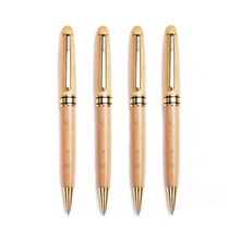 White Wood Pens Slim Design Wooden Pens New Year Gifts