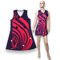 100 % Polyester Sublimation bedrucktes Netball Kleid