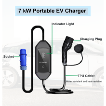 7KW AC Tipo portátil EV Pilha de carregamento OEM/ODM