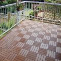 CHAUD WPC DIY DECK TILE, NON-TOXIQUE, RECYLEABLE, IMPERMÉABLE, RESISTANT AUX UV, ANTI-SLIP, MADE IN VIETNAM