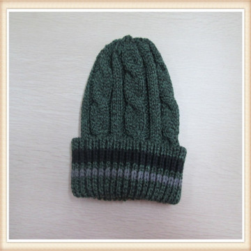 Männer aus Gewirken Kabel Beanie