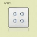 3 Gangs Lighting Switch Touch Panel Aluminum Alloy Material (RD-ST1000L3)