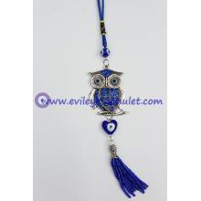 Evil Eye Owl Car Door Wall Hanging Protective Luck