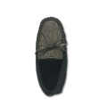 Men moccasin fur lining suede causal slippers