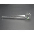 Factory Wholesale Glass Smoking Pipe Sweet Puff Pipe 14cm with 2 Balancers