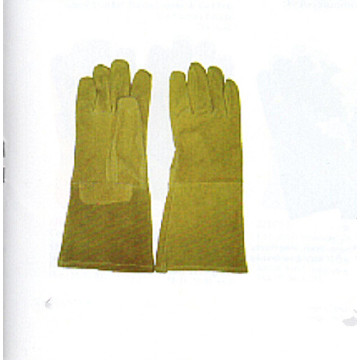 Guantes de cuero de soldadura