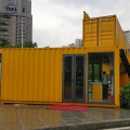 Custom-made flat pack assembled container office stackable container house