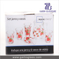 7PCS Printing Water Glass Set (GB12017-3-YH1)