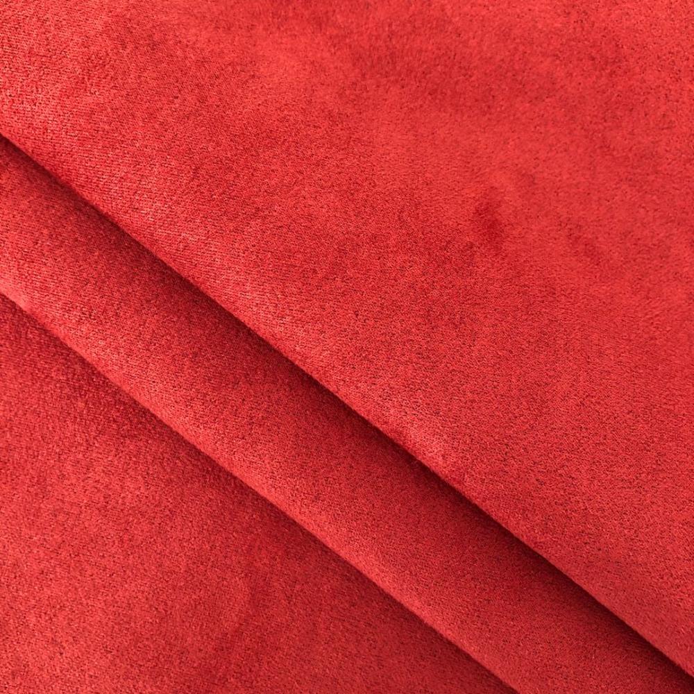 polyester spandex plain dyed scuba suede knitting fabric