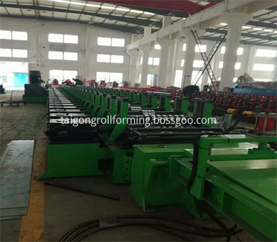 Stereo Garage Bottom Plate Roll Forming Machine