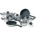 Special bakelite handle 12pcs cookware set