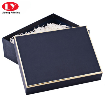 Navy luxury pashmina scarf packaging box