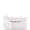 Compliant Travel Bottles and Toiletry Bag Kit mini plastic shampoo bottle set cosmetic