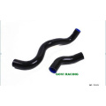 Conector de tubo de mangueira de silicone para radiador preto para Toyota Markii Jzx100